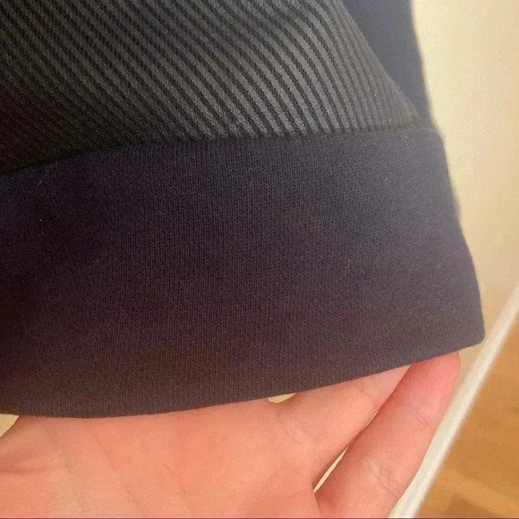 Calvin Klein grey striped navy sweatshirt - Picture 6 of 7